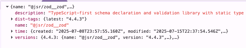 jsr registry