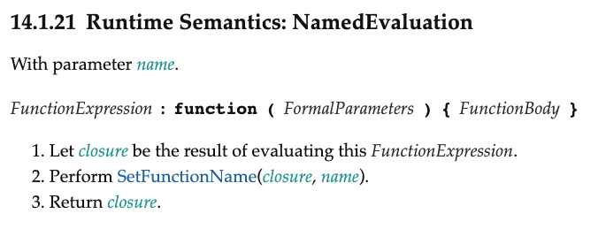 [14.1.21 Runtime Semantics: NamedEvaluation]