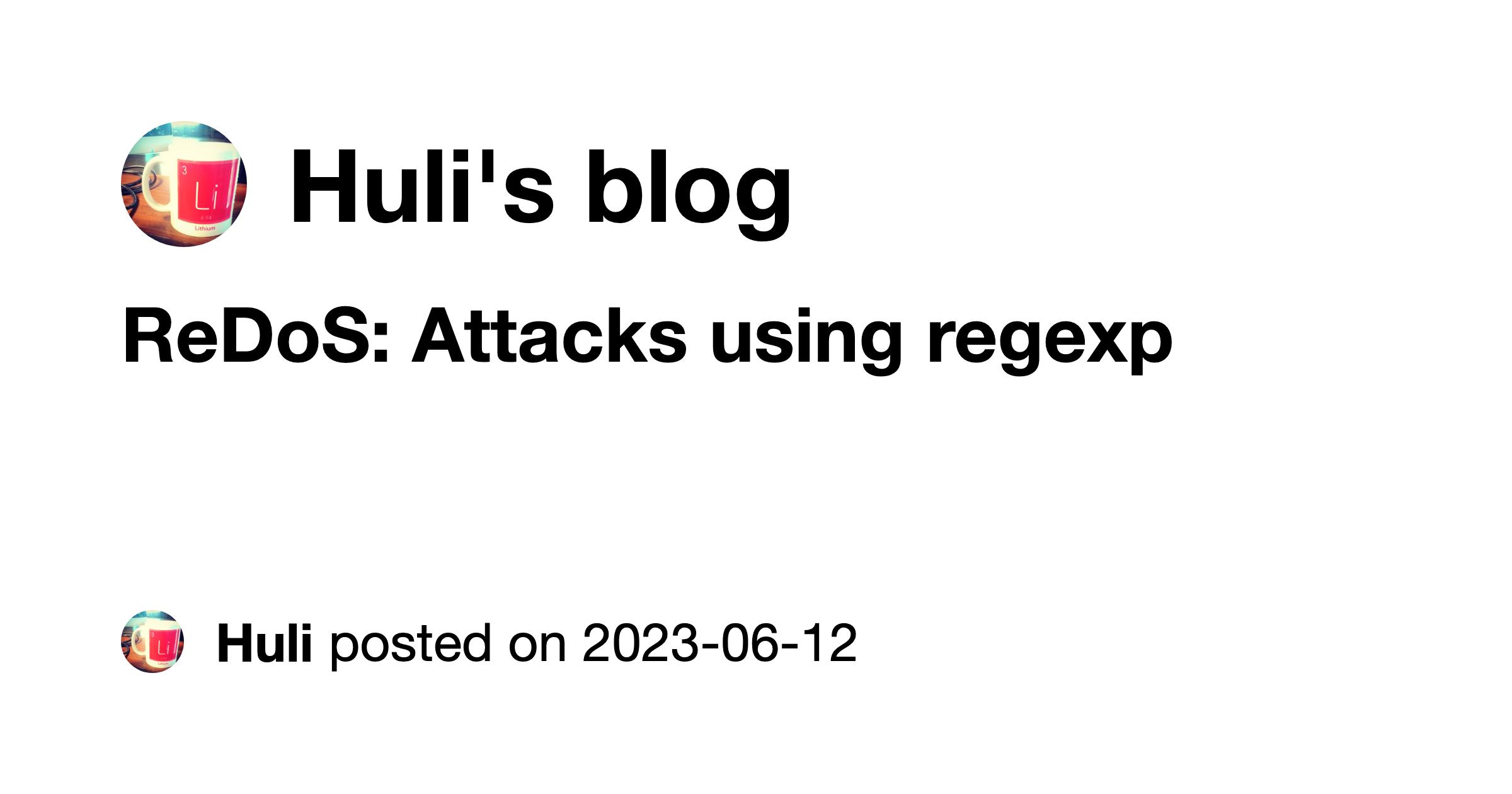 redos-attacks-using-regexp-huli-s-blog